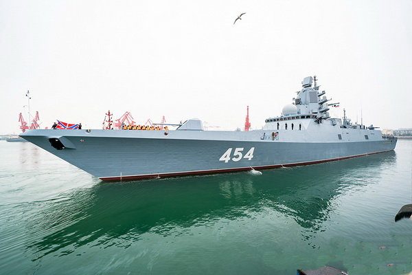 俄威力强大的22350型护卫舰明年1月进入战斗执勤__凤凰网