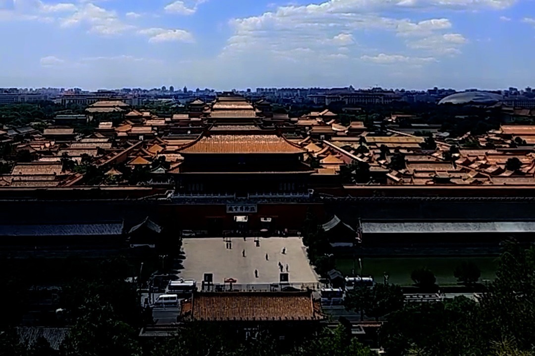 思窝花脸：景山万春亭，北京中轴线之巅一览城市风景