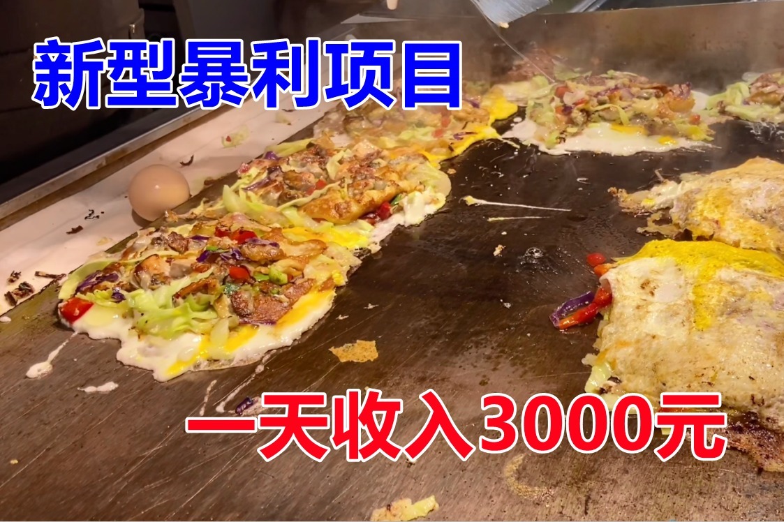 新型暴利项目，一天收入3000块，专赚图新鲜的人，不愁没客户！