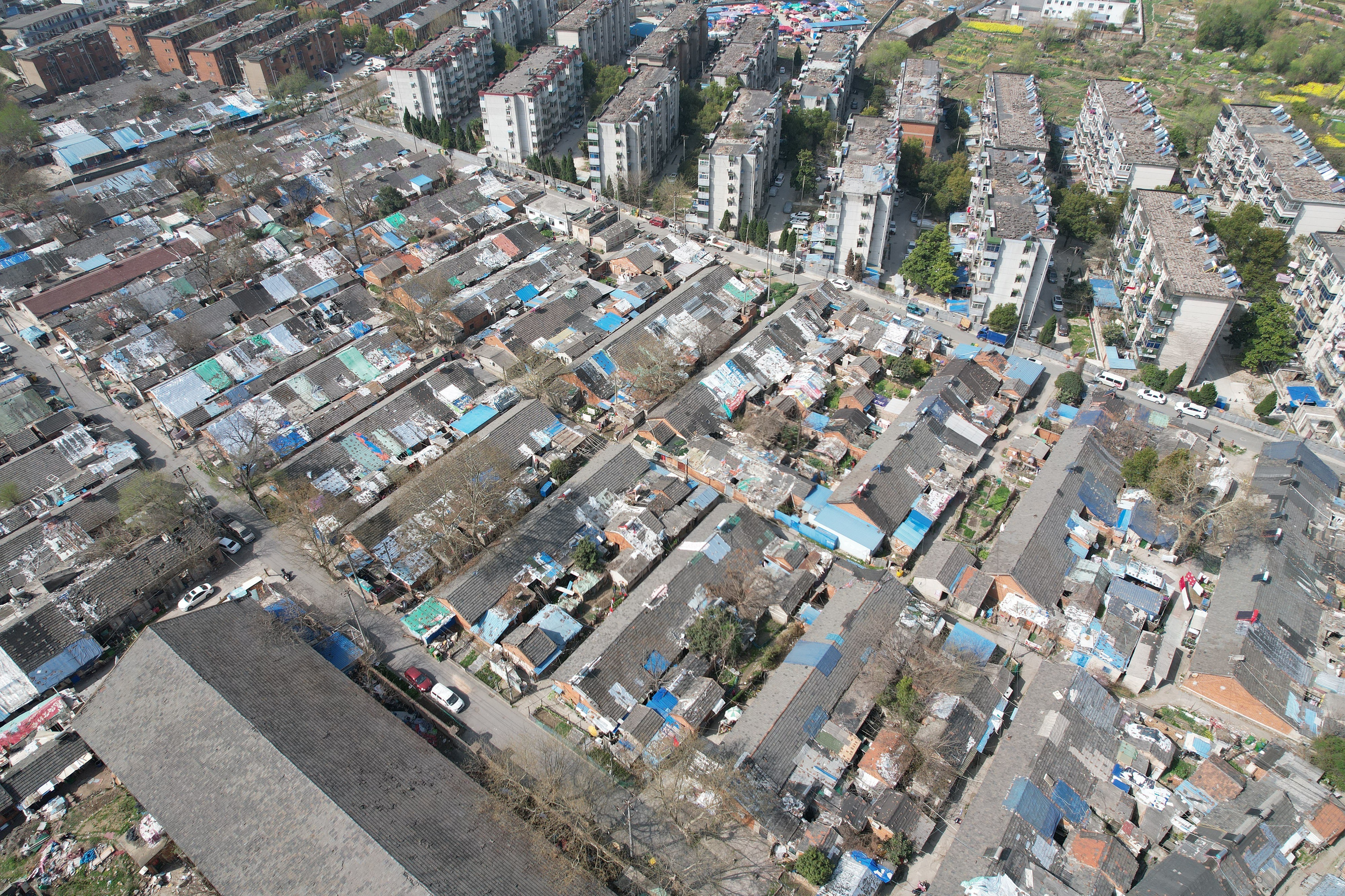 合肥:大疆無人機航拍鋼北一村,尋老工業基地記憶_鳳凰網視頻_鳳凰網