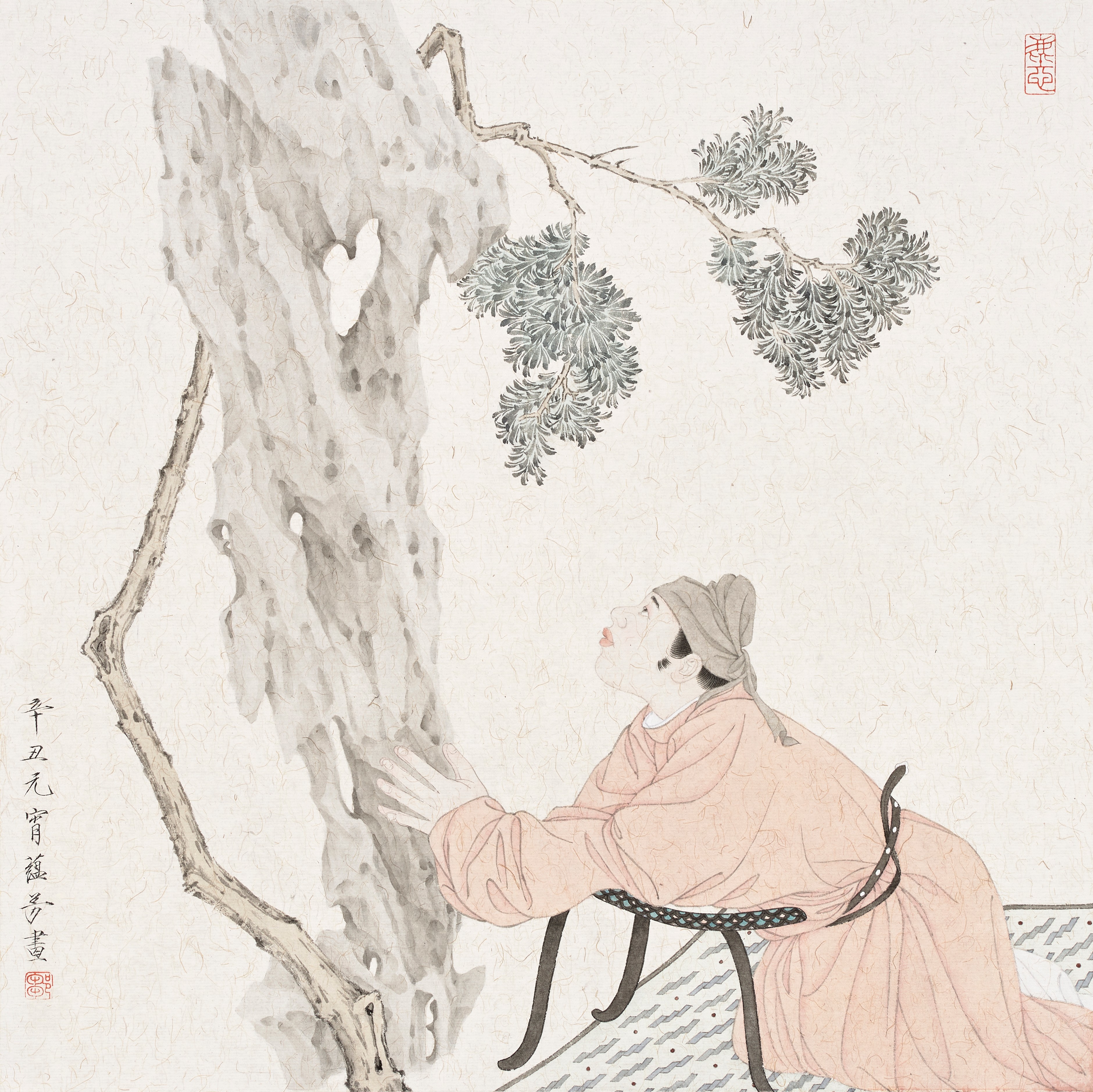 翕61肖像 邹蕴芳—充满文学情调的"意趣历史画"__凤凰网