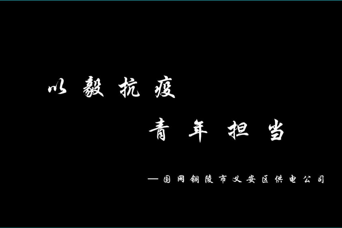 国网铜陵市义安区供电公司：青年以毅抗疫 以毅显担当！