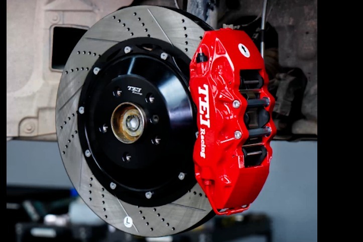 宝马x3改装teiracing街道版性能刹车卡钳套件前轮p60s红色卡钳