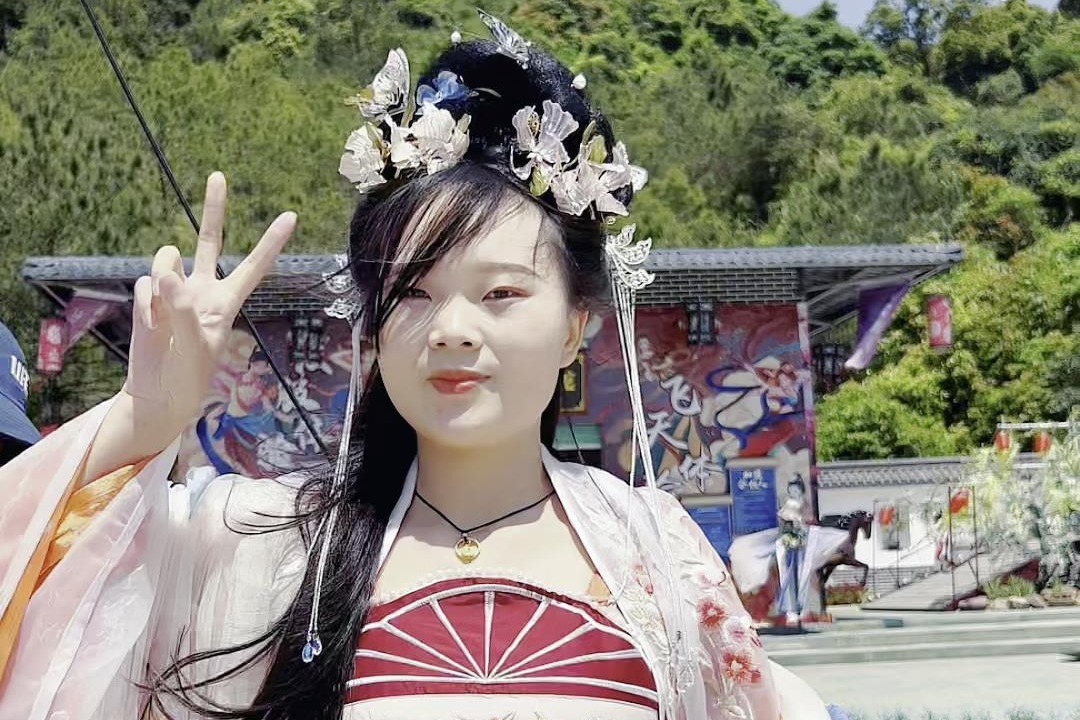 答应你的小仙女，来东莞观音山体验汉服飞天，实现自己的飞天梦