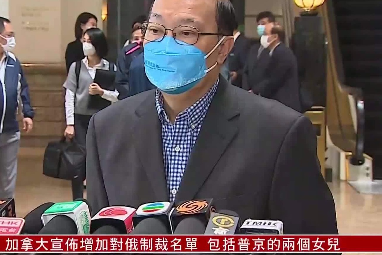 谭耀宗会见记者 谈香港特区行政长官选举