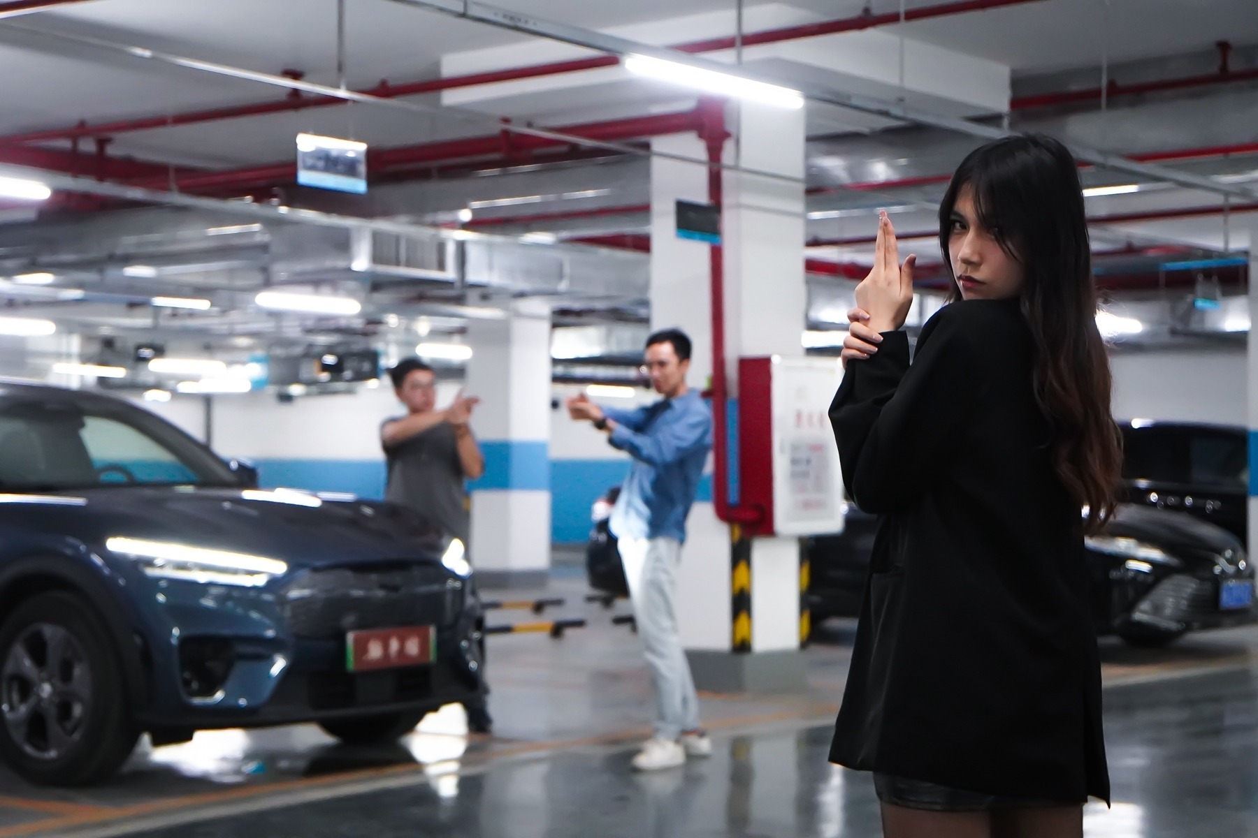 《喜车档》小姐姐开福特电马，跟我玩谁是卧底？