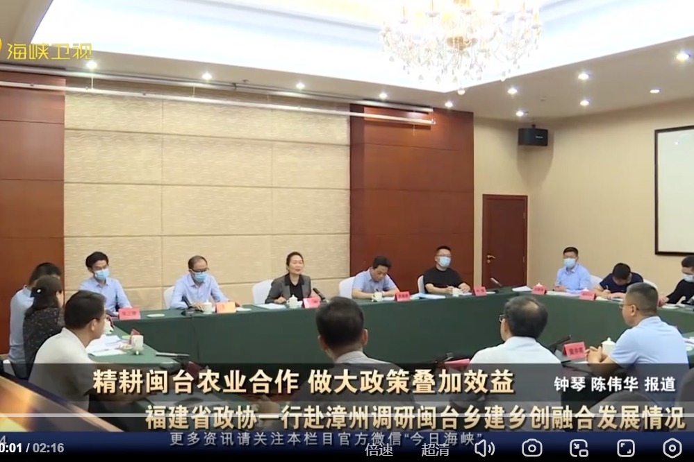 福建省政协一行赴漳州调研闽台乡建乡创融合发展情况