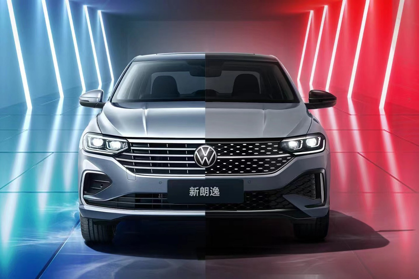 拥有两副面孔的大众新朗逸来了，这次智能化车机辅助驾驶全配齐了