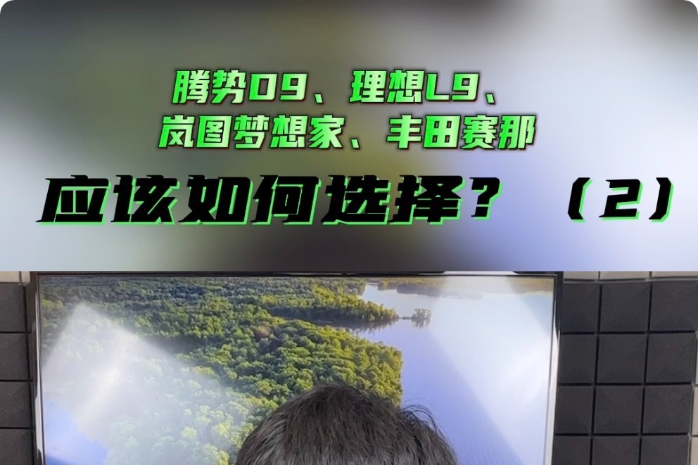腾势D9、理想L9、岚图梦想家、丰田赛那，家庭大车怎么选？（下）