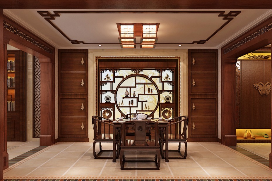 中式红木装修，营造出富有品质感的居住环境