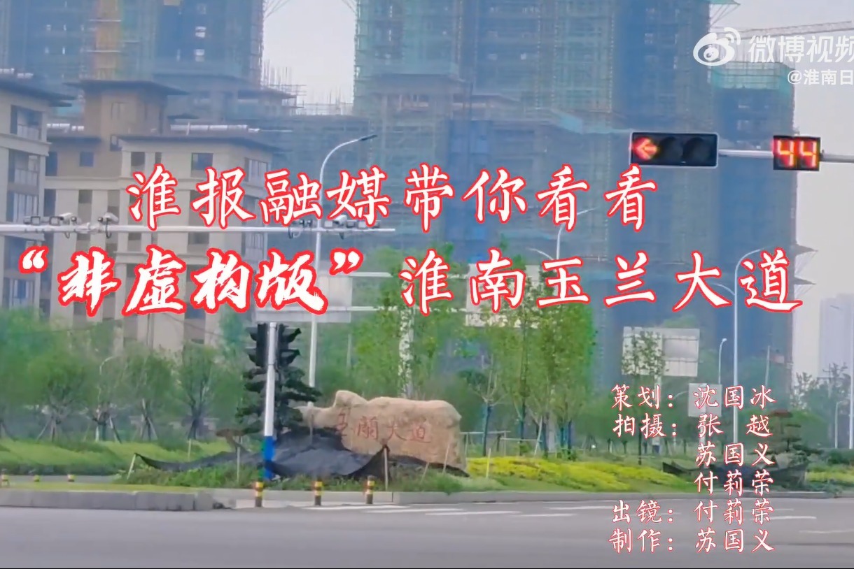 我在淮南！带你看“非虚构版”玉兰大道