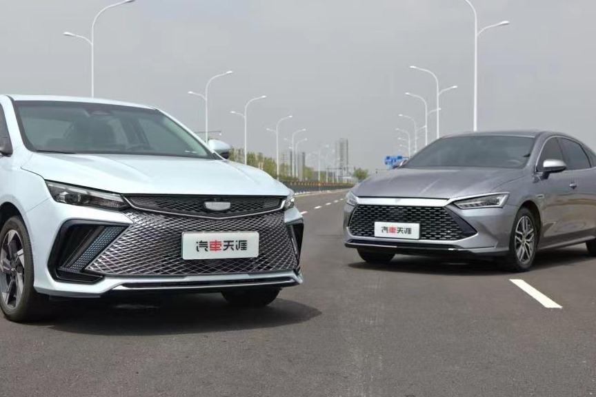 帝豪L Hi·X PK 秦PLUS DM-i，自主混动轿车王者争霸谁更强？