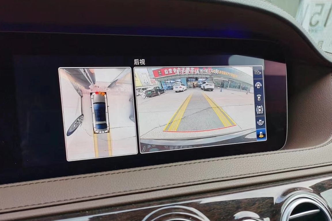 20款奔驰S320升级原厂环视全景360影像效果展示