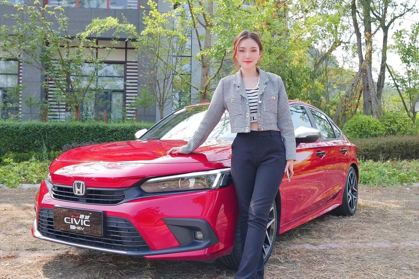 混动思域来了！动力强又省油+专属“银耳” 试东本全新思域e：HEV