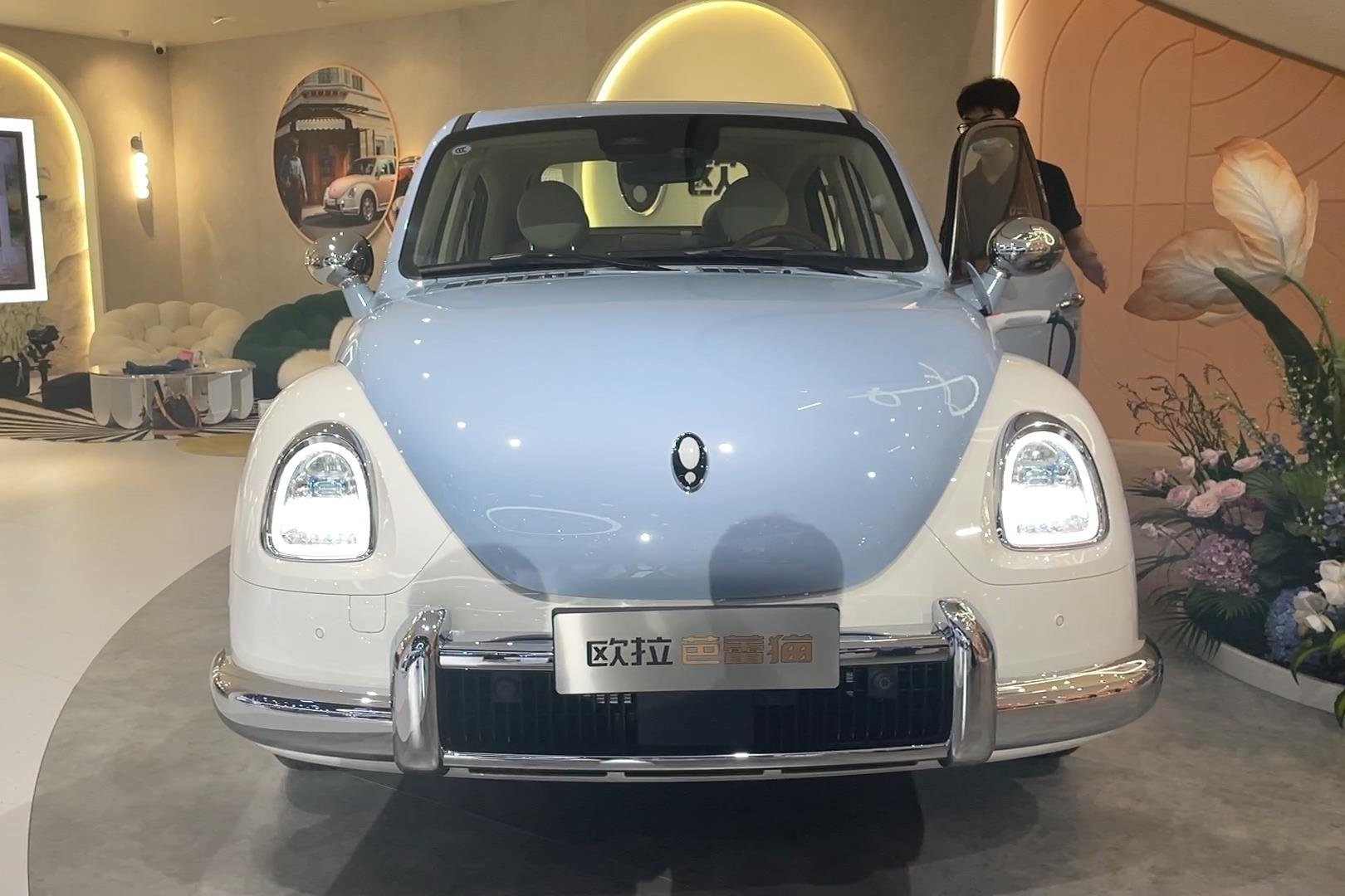 发送复古经典欧拉芭蕾猫亮相成都车展