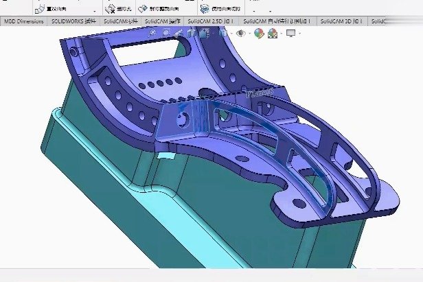 SolidCAM多轴联动加工-2