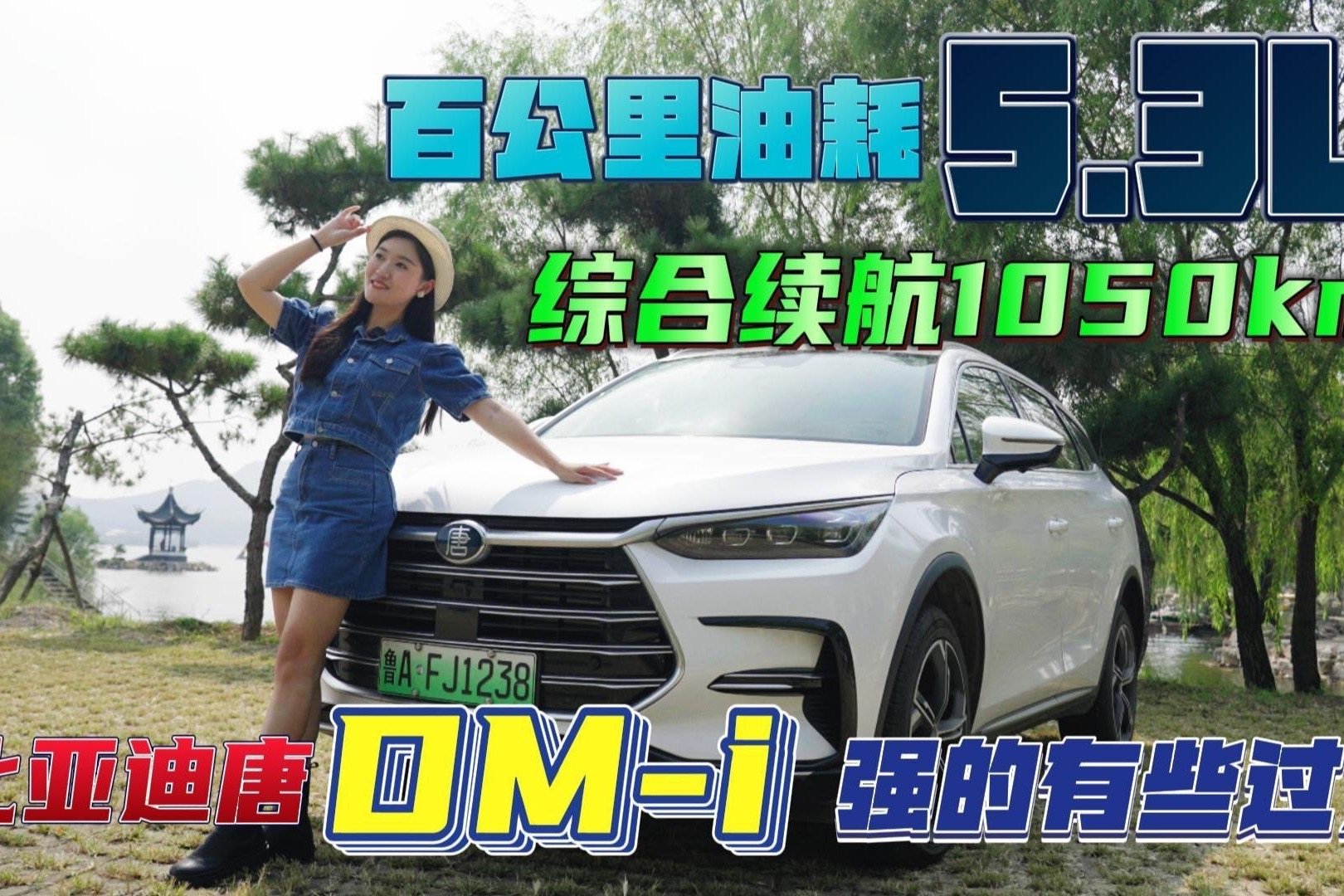 百公里油耗5.3L，综合续航1050km，比亚迪唐 DM-i强的有些过分！