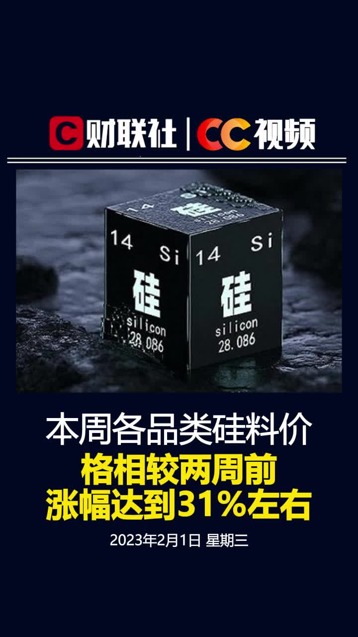 硅业分会：本周各品类硅料价格相较两周前涨幅达到31%左右